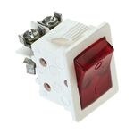 Wyłącznik kołyskowy biały