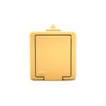 Gniazdo pojedyncze Tormenta beżowe natynkowe IP44 2P+Z