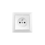 Gniazdo pojedyncze Medium białe 2x2P