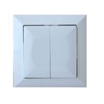 Łącznik świecznikowy podwójny biały PERŁA