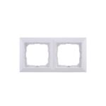 Ramka podwójna biały PERŁA