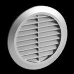 Osłona wentylacyjna Ø90 TUOS satyna