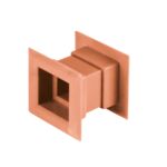 Osłona wentylacyjna drzwiowa 45x45 K90