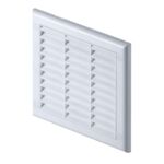 Osłona wentylacyjna 14x14 TUS Ø100 biała