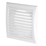 Osłona wentylacyjna 14x14 TUS Ø125 biała