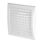 Osłona wentylacyjna 14x14 TUŻS Ø100 biała