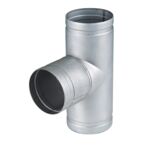 Trójnik metalowy 90' ocynk Ø90