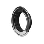 Kołnierz przyścienny metalowy biały Ø90