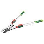 Sekator do gałęzi kowadełkowy teleskopowy 670 mm, średnica cięcia 45 mm, uchwyty aluminiowe VERTO
