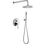 Komplet natryskowy z baterią podtynkową RAILA