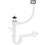 Syfon 2" z przelewem 1-komorowy OKS B13T