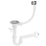 Syfon 3,5" z przelewem 1-komorowy