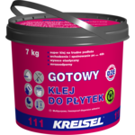 Klej do płytek dyspersyjny 111 gotowy D2E 7 kg biały KREISEL
