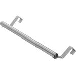 Wieszak na drzwi szafki  Reling kuchenny polerowana stal , wysokość: 4,9 cm