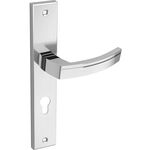 Klamka uniwersalna PARVA satyna/chrom