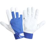 Rękawice ochronne ze skóry owczej LAHTI PRO niebieskie 9