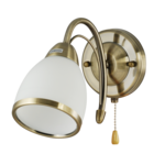 Lampa kinkiet 6218/1 21QG mosiądz Elem