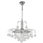 Lampa wisząca kryształowa 6246/3 8C chrom Elem