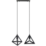 Lampa wisząca 6804/2 BLACK czarny Elem