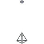 Lampa wisząca 6804/1 GREY szary Elem