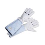 Rękawice ogrodowe Rosie lawendowo-białe rozmiar 8