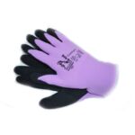Rękawice ogrodowe Comfort fioletowe rozmiar 9