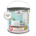 Pastelowa farba do drewna Śnieżna biel 2,5 l Colorit Drewno
