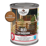 Olej do tarasów Teak indonezyjski 0,75 l Colorit Drewno