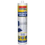 Silikon neutralny sanitarny biały 280 ml Soudal