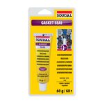 Silikon wysokotemperaturowy czerwony 60 g blister Soudal