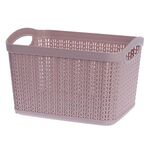 Koszyk prostokątny L 6,6 l WILLOW różowy