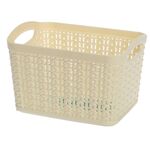 Koszyk prostokątny S 1,5 l WILLOW kremowy