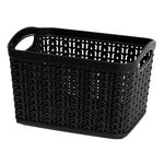 Koszyk prostokątny S 1,5 l WILLOW czarny