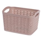 Koszyk prostokątny S 1,5 l WILLOW różowy