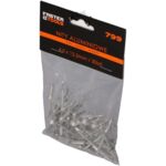 Nity aluminiowe 4,0 x 12,5 mm 50 sztuk FASTER TOOLS