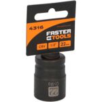 Nasadka udarowa sześciokątna 1/2” 22 mm FASTER TOOLS
