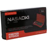 Zestaw nasadek trzpień bit-TORX 30/75 mm 15 części FASTER TOOLS