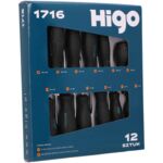 Zestaw wkrętaków 12cz. HIGO