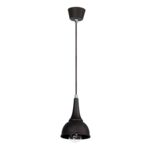 Lampa wisząca Alla 1 czarna Lampex