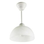 Lampa wisząca Cyrkonia A biała Lampex
