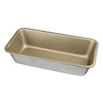 Blacha nieprzywieralna CHARLOTTE 28,5 x 13,5 x 7 cm biało-złota