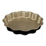 Blacha nieprzywieralna CHARLOTTE 26,5 x 26,5 x 4,5 cm czarno-złota