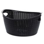 Koszyk owalny L 9 l WILLOW czarny