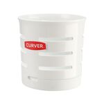 Ociekacz na sztućce 2 komorowy CU-03410 biały