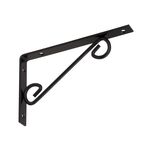 Wspornik ornamentowy prosty WOP 200 czarny VELANO