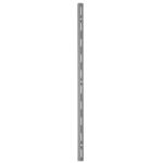 Listwa systemu regałowego do montażu wsporników pojedynczych szara WLS500 500 mm