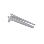 Wspornik system pojedynczy kątowy ,komplet L+P, WSK 280 szary VELANO