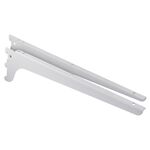 Wspornik system pojedynczy kątowy, komplet L+P, WSK 480 biały VELANO