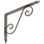 Wspornik ornamentowy kuty WOZ 240 gradowany srebrny VELANO