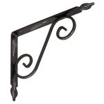 Wspornik ornamentowy kuty WOZ 240 antyczne srebro VELANO